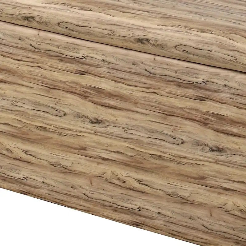 Taupe and Blue Plaid Storage Bench and Ottoman Three Piece Set