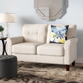 Kouchouk 54.5 Linen Flared Arm Loveseat