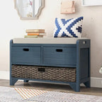 Fully Assembled Shoe Bench with Removable Cushion