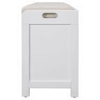 Fully Assembled Shoe Bench with Removable Cushion