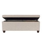 SOLE SECRET DUO 6 Button Nail Linen & Shoe Storage Bench - NOVA