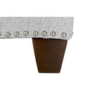 SOLE SECRET DUO 6 Button Nail Linen & Shoe Storage Bench - NOVA