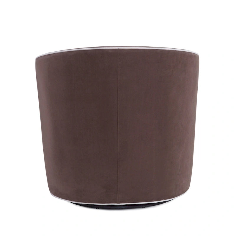Kenton Barrel Style Swivel Chair by Greyson Living
