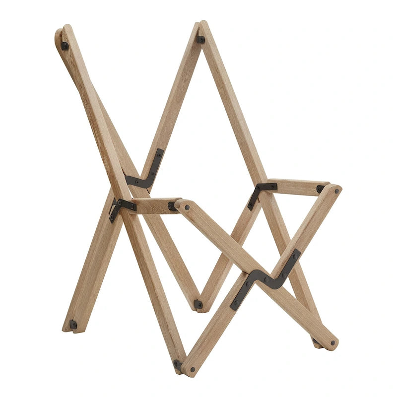 Cantu Genuine Top Grain Leather Tripolina Sling Chair by iNSPIRE Q Modern