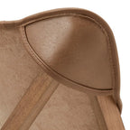 Cantu Genuine Top Grain Leather Tripolina Sling Chair by iNSPIRE Q Modern