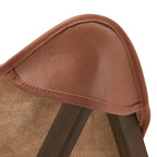 Cantu Genuine Top Grain Leather Tripolina Sling Chair by iNSPIRE Q Modern