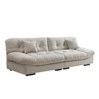 105  Minimalism Cloud Sofa Loveseat with Two Pillow