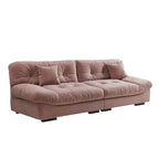 105  Minimalism Cloud Sofa Loveseat with Two Pillow