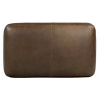 Poly & Bark Denver Leather Ottoman - Full Grain Genuine Italian Leather