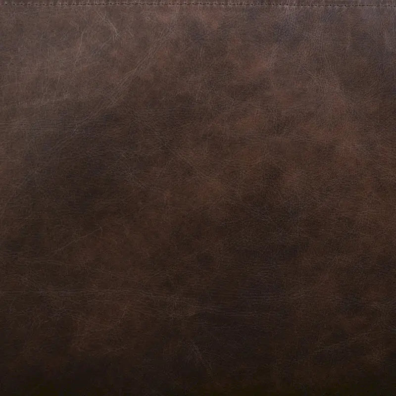 Poly & Bark Denver Leather Ottoman - Full Grain Genuine Italian Leather
