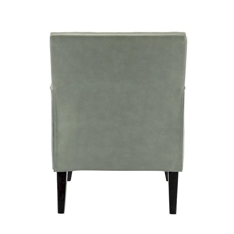 Nileus Modern Classic Polyester Accent Chair with Solid Wooden Legs Set of 2 by HULALA HOME