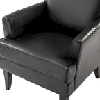 Nileus Modern Classic Polyester Accent Chair with Solid Wooden Legs Set of 2 by HULALA HOME