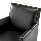 Nileus Modern Classic Polyester Accent Chair with Solid Wooden Legs Set of 2 by HULALA HOME