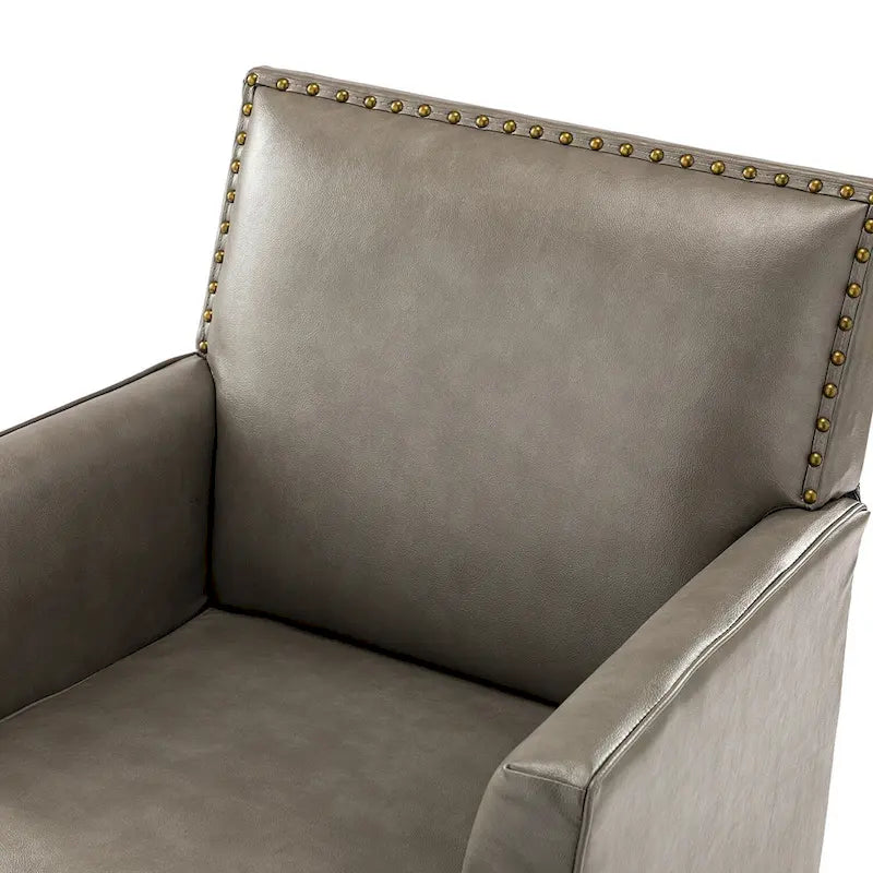 Nileus Modern Classic Polyester Accent Chair with Solid Wooden Legs Set of 2 by HULALA HOME