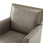Nileus Modern Classic Polyester Accent Chair with Solid Wooden Legs Set of 2 by HULALA HOME