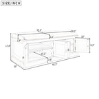 Entrance living room storage stool with removable mat and locker, 4 doors and adjustable shelves