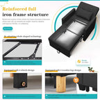 AECOJOY 3 in 1 Sleeper Sofa Chair w/ Pillow &Convertible Backrest