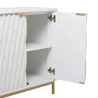 White Wood Contemporary Cabinet