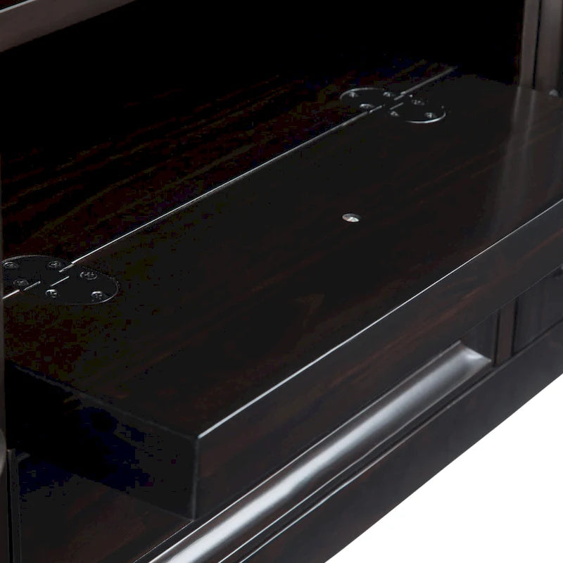 WYNDENHALL Halifax 72 inch Wide Solid Wood Transitional TV Stand - 72 w x 19 d x 26  h