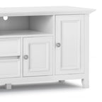 WYNDENHALL Halifax 72 inch Wide Solid Wood Transitional TV Stand - 72 w x 19 d x 26  h