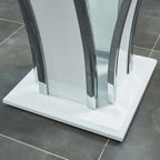 del Rio Modern Glass Top 2-Piece Accent Table Set by Furniture of America