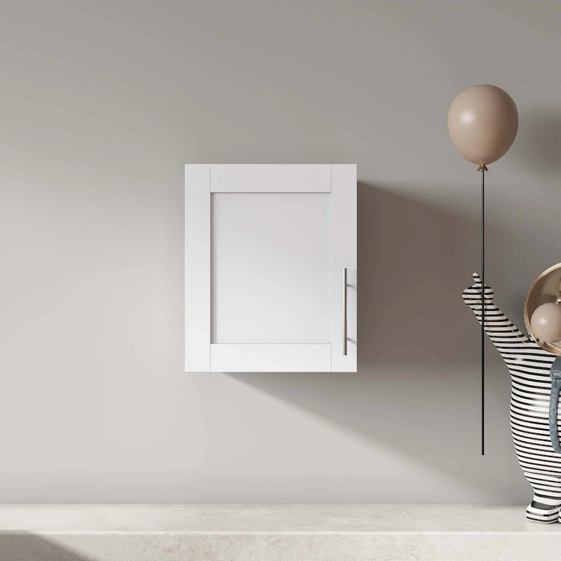 Stackable Wall Mounted Storage Cabinet,White