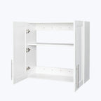 Stackable Wall Mounted Storage Cabinet,White