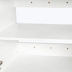 Stackable Wall Mounted Storage Cabinet,White