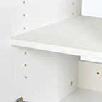 Stackable Wall Mounted Storage Cabinet,White