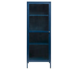 Rye Studio Brianne Modern Metal & Glass 63 Display Cabinet