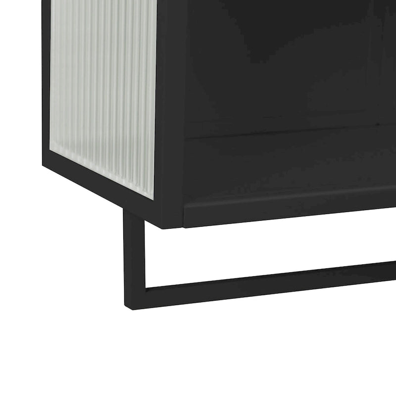 23.62Glass Doors Modern Two-door Wall Cabinet