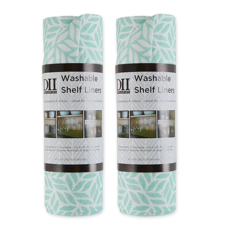 DII Grey Lattice Shelf Liner (Set of 2)