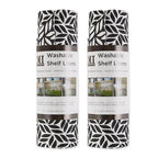 DII Grey Lattice Shelf Liner (Set of 2)