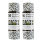 DII Grey Lattice Shelf Liner (Set of 2)