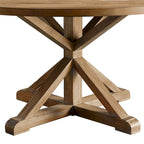 Benchwright X-base 48-in. Round Dining Set by iNSPIRE Q Artisan
