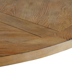 Benchwright X-base 48-in. Round Dining Set by iNSPIRE Q Artisan