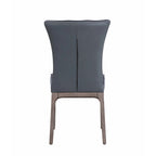Somette Modern Tufted Side Chair with Solid Wood Frame, Set of 2
