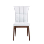 Somette Modern Tufted Side Chair with Solid Wood Frame, Set of 2
