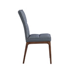 Somette Modern Tufted Side Chair with Solid Wood Frame, Set of 2