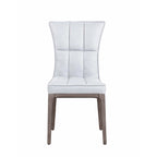 Somette Modern Tufted Side Chair with Solid Wood Frame, Set of 2