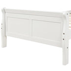 Harper & Bright Designs Wood Twin Sleigh Bed with Headboard and Footboard