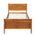 Harper & Bright Designs Wood Twin Sleigh Bed with Headboard and Footboard