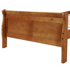 Harper & Bright Designs Wood Twin Sleigh Bed with Headboard and Footboard