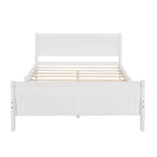 Harper & Bright Designs Wood Twin Sleigh Bed with Headboard and Footboard
