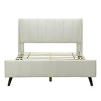 Upholstered Platform Bed, Velvet