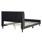 Upholstered Platform Bed, Velvet