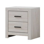 Geary 5-piece Slatted Headboard Panel Bedroom Set with 2 Nightstands