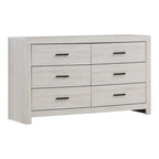 Geary 5-piece Slatted Headboard Panel Bedroom Set with 2 Nightstands