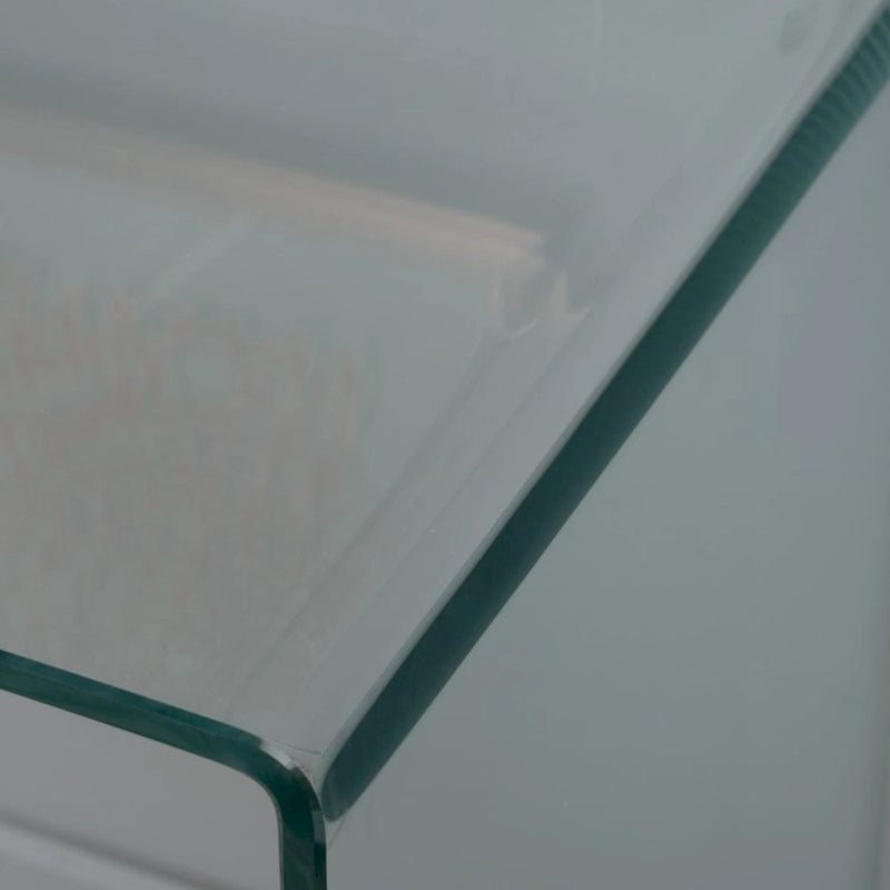 Ramona Tempered Glass Office Desk by Christopher Knight Home
