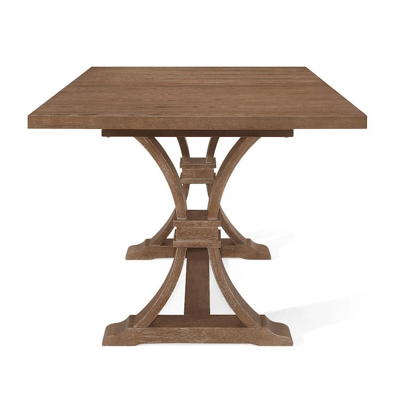 Hudson Fabric and Wood 7 Piece Dining Set by Christopher Knight Home
